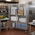 Thumbnail image #2 for Quantum Mobile Wire Security Cage, 60-Inch x 21-Inch x 69-Inch, Chrome Plated Finish