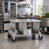 Thumbnail image #2 for RATIONAL MobilityLine Stand II Mobile Equipment Stand with 14 Support Rails for iCombi 6- and 10-Full Size Classic/Pro