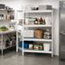 Thumbnail image #2 for Fermostock 4-Tier Polymer Shelving Expansion Kit, 31 x 22 x 83 Inches, Add-On Unit