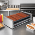 Thumbnail image #2 for Roll-A-Grill 27 Hot Dog Slanted Roller Grill with GripsIt Coated Rollers, 120V