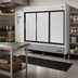 Thumbnail image #2 for True TSD-69-HC 3-Section Reach-In Solid Sliding Door Refrigerator