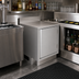 Thumbnail image #3 for BK Resources Call Series Stainless Steel Flat Top Underbar Cabinet with Pedestal Base, 24 x 21 Inches