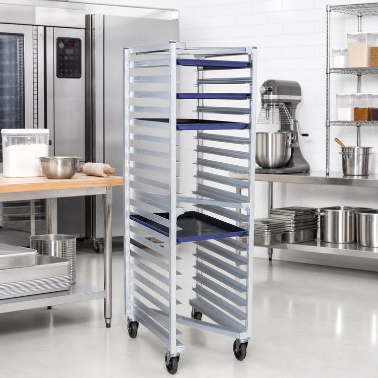 Product image #2 for Panco Z-Type Mobile Nesting Sheet Pan Rack, Full-Height, 30-Pan Capacity