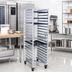 Thumbnail image #2 for Panco Z-Type Mobile Nesting Sheet Pan Rack, Full-Height, 30-Pan Capacity