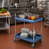 Thumbnail image #2 for Metro Deep Ledge 2-Tier Polymer Bus Utility Cart with Open Base