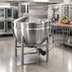 Thumbnail image #2 for Legion LS-150 150-Gallon Stationary Direct Steam Kettle with Full Jacket and 304 Stainless Steel Liner