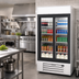 Thumbnail image #2 for Beverage-Air MarketMax Two-Section Sliding Glass Door Refrigerated Merchandiser, 35.4 Cu. Ft., White