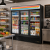 Thumbnail image #2 for True GDM-72-HC~TSL01 Three-Section Glass Door Refrigerated Merchandiser, Standard Look, Self-Contained Bottom-Mount
