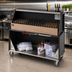 Thumbnail image #2 for Dinex DXPPB560IBWAN Full-Length Ice Bin Portable Bar with American Natural Finish