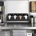 Thumbnail image #3 for Dispense-Rite 4-Section Cup Holder/Organizer, Countertop or Wall Mount, Black ABS Plastic