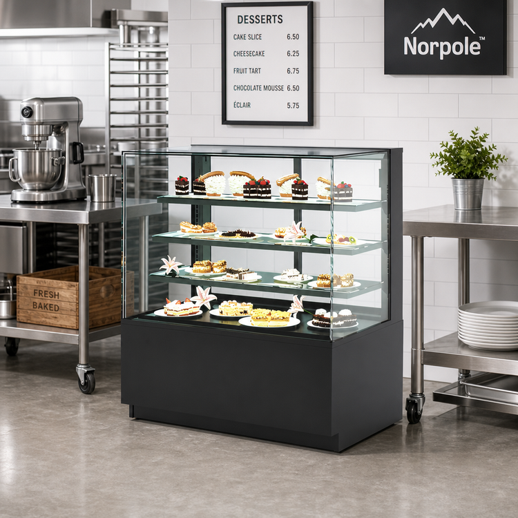 Product image #2 for Reveal® Self-Service Refrigerated Display Case, Freestanding Vertical Case, 35-3/4 Inch W