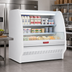 Thumbnail image #2 for Howard-McCray 40E Series 51-Inch Remote Dairy Curved End Open Merchandiser with 2 Shelves and LED Lighting, White