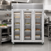 Thumbnail image #2 for Traulsen Spec-Line Three-Section Reach-In Heated Holding Cabinet with Full-Height Glass Doors, Standard Depth, Stainless Steel