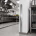 Thumbnail image #2 for 48 Inch x 4 Inch x 4 Inch 16-Gauge Stainless Steel Corner Guard with Adhesive Tape Backing
