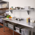 Thumbnail image #2 for Advance Tabco 96-Inch x 12-Inch Wall-Mounted Stainless Steel Shelf, 16 Gauge, Satin Finish