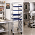 Thumbnail image #2 for New Age 7331 Full-Height Aluminum Bun Pan Rack, Open Sides, End Loading, 20 Sheet Pan Capacity