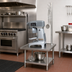 Thumbnail image #2 for Advance Tabco 30-Inch x 24-Inch Stainless Steel Equipment Stand with Utensil Rack and Adjustable Undershelf