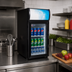 Thumbnail image #2 for Countertop Reach-In Refrigerated Display Case, 1 Hinged Glass Door, 0.74 Cu. Ft., Black