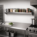 Thumbnail image #2 for Eagle Group Wall-Mounted Shelf, 120 Inch W x 12 Inch D, 16 Gauge Type 304 Stainless Steel