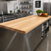 Thumbnail image #2 for Boos Block Edge Grain Northern Hard Rock Maple Kitchen Countertop, 108 x 32 x 1-1/2 Inch, Penetrating Oil Finish