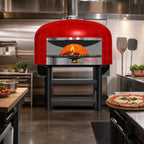 Thumbnail image #2 for Marra Forni Neapolitan NP140W Commercial Round Wood-Fired Brick Pizza Oven, 55-1/8-Inch Deck, Freestanding Stand