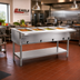 Thumbnail image #2 for Eagle Group 79-Inch Electric Hot Food Table with 5 Dry Wells, Open Base, 208V Single-Phase