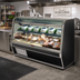 Thumbnail image #2 for Howard-McCray 32E Series 74-Inch Curved Glass Refrigerated Deli Meat & Cheese Service Case