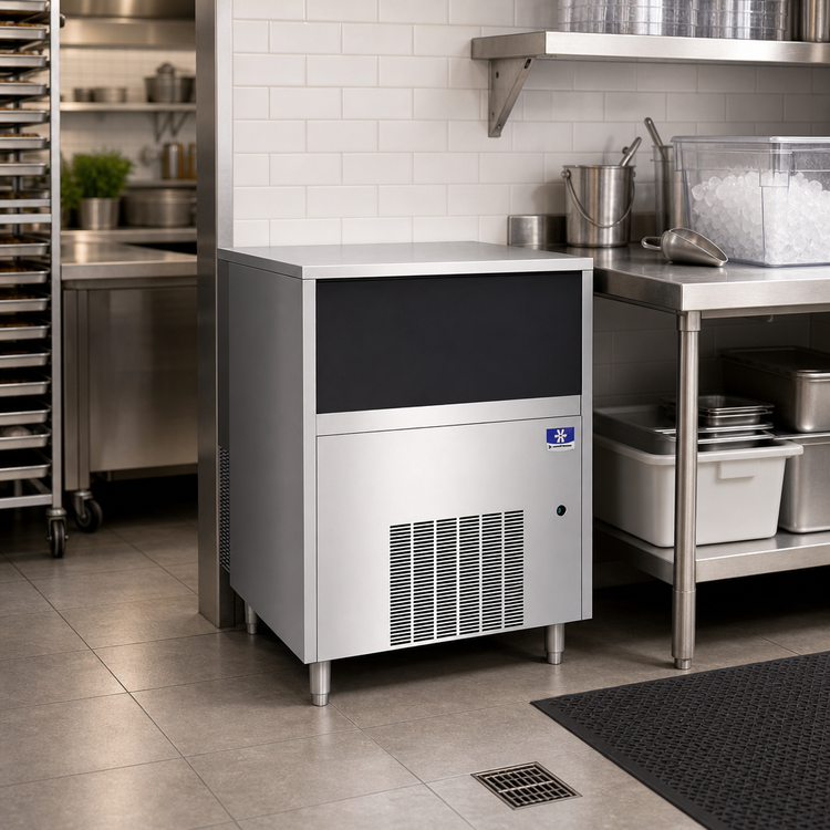 Product image #2 for Manitowoc Undercounter Nugget Ice Machine with Bin, Air-Cooled, Self-Contained, 330 lb/Day