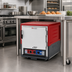 Thumbnail image #2 for Metro C5 3 Series Red Under Counter Low-Watt Heated Holding and Proofing Cabinet with Full Solid Door and Lip Load Slides