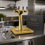 Thumbnail image #2 for Perlick Panther Style 3-Faucet Gold Beer Dispensing Kit