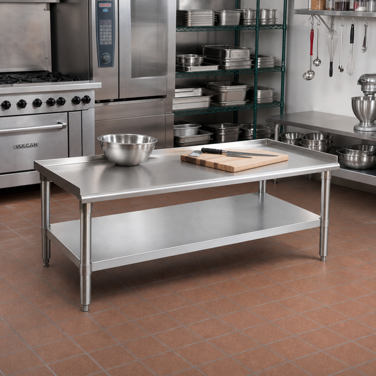 Product image #2 for John Boos 16-Gauge Stainless Steel Equipment Stand with Adjustable Undershelf, 15 x 36 x 24 Inches