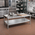 Thumbnail image #2 for John Boos 16-Gauge Stainless Steel Equipment Stand with Adjustable Undershelf, 15 x 36 x 24 Inches