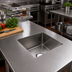 Thumbnail image #2 for Eagle Group Seamless Welded-In Straight Wall Sink, 1 Compartment, 20.5 x 20.5 x 5 Inches, 304 Stainless Steel