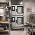 Thumbnail image #3 for Convotherm Maxx Pro K-12 School Package Double Stacked Full-Size Gas Combi Oven with 6-Pan and 10-Pan Capacity, Disappearing Doors, and easyTouch Control