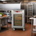 Thumbnail image #2 for Metro C5 6 Series Half-Height Mobile Heated Holding Cabinet with Double-Pane Tempered Glass Door and 17-Pan Lip-Load Capacity