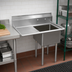 Thumbnail image #2 for John Boos E-Series 1-Compartment Sink with Left Drainboard, 16
