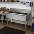 Thumbnail image #2 for Advance Tabco 3-Compartment Fabricated Stainless Steel Sink with Legs, No Drainboard
