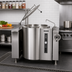 Thumbnail image #2 for Crown GLT-60 60 Gallon Gas Tilting Kettle with 2/3 Jacket