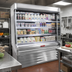 Thumbnail image #2 for Howard-McCray 35E Series 75-Inch Dairy Open Merchandiser, Vertical Case, LED-Lit Shelves, Remote Refrigeration
