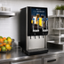 Thumbnail image #2 for BUNN Silver Series 4-Flavor Cold Beverage System with Tap Handles, Lighted Door and Juice Display