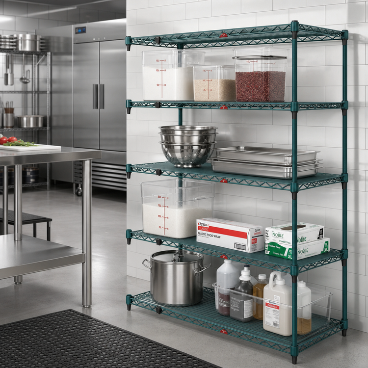 Product image #3 for Metro Super Erecta Super Adjustable Metroseal 3 4-Shelf Add-On Wire Shelving Unit