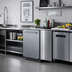 Thumbnail image #2 for Summit Commercial 15-Inch Undercounter Clear Gourmet Dice Ice Maker With Bin and Internal Pump, 62 lb/Day