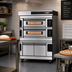 Thumbnail image #2 for Moretti Forni S120E 2-Deck Electric Pizza Deck Oven with Proofer and Refractory Stone Deck