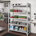 Thumbnail image #3 for Cambro Camshelving Premium 5-Tier Stationary Starter Polymer Shelving Unit, 24