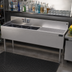Thumbnail image #2 for Glastender Three-Compartment Underbar Sink Unit with Right Drainboard, 66