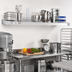Thumbnail image #3 for New Age Adjust-A-Shelf H.D. Series 72 Inch x 20 Inch Wall-Mounted Aluminum Shelf