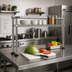 Thumbnail image #2 for Flex-Master 48-Inch Chrome Table-Mount Wire Shelving Post
