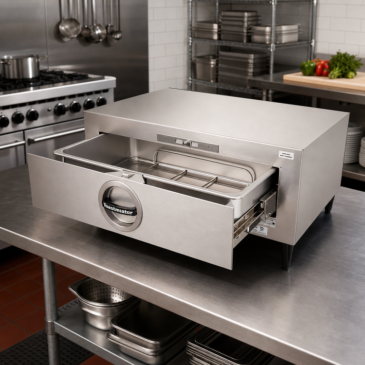 Product image #2 for Toastmaster 3A81DT09 Electric Free-Standing Single Drawer Food Warming Drawer, 12 x 20 x 5.25 Pan Capacity, 120V