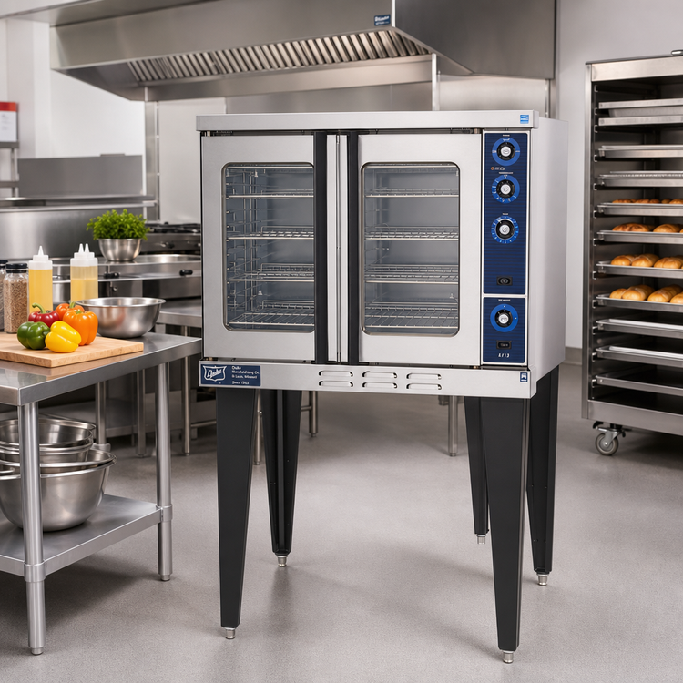 Product image #2 for Duke 613Q-G1XX Single Deck Full-Size Gas Convection Oven with Digital Controls