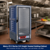 Thumbnail image #2 for Metro C5 3 Series 3/4 Height Heated Holding Cabinet, Blue Insulation Armour, Clear Door, Lip-Load Slides, Low Watt